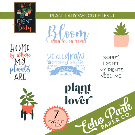 Plant Lady SVG Cut Files #1 - Snap Click Supply Co.