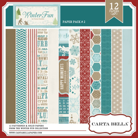 WINTER FUN Paper Pack 2 - Snap Click Supply Co.