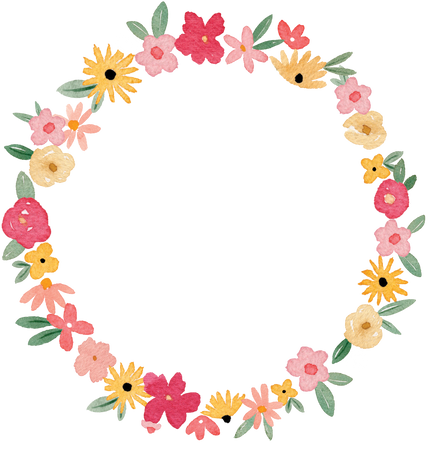 Baby Girl Wreath Print and Cut File - Snap Click Supply Co.