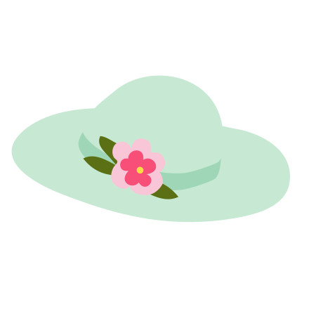 Garden Hat SVG Cut File - Snap Click Supply Co.