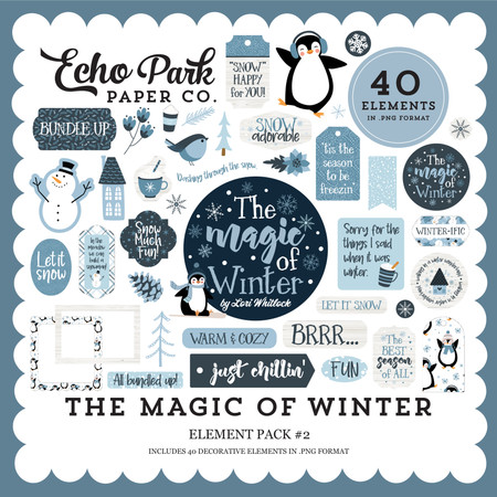 The Magic of Winter Element Sticker