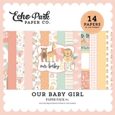 Welcome Baby Boy Paper Pack #1 - Snap Click Supply Co.