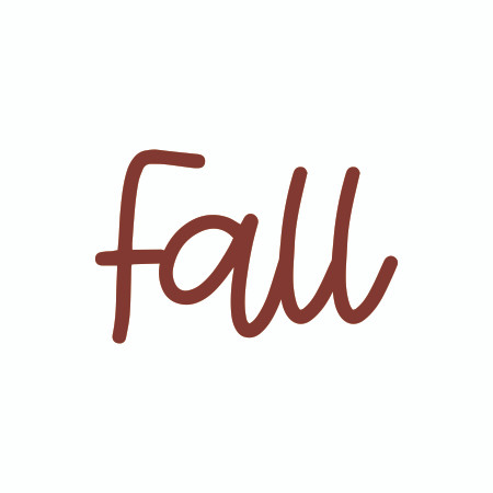 Fall Cursive SVG Cut File - Snap Click Supply Co.