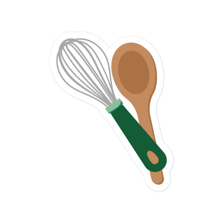 Whisk and Spoon Print and Cut File - Snap Click Supply Co.