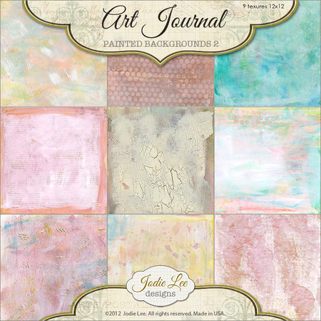 Art Journal Backgrounds 2 - Snap Click Supply Co.