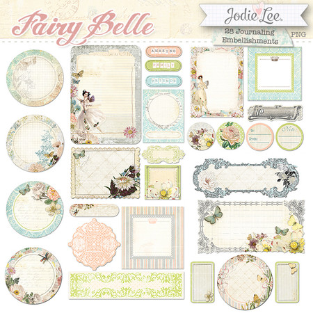 Fairy Belle Journaling Embellishments - Snap Click Supply Co.