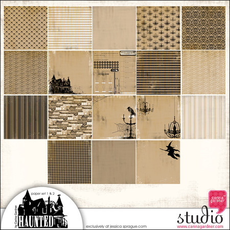Haunted Paper Vector HAUNTED - Paper Collection Set - Snap Click Supply Co.