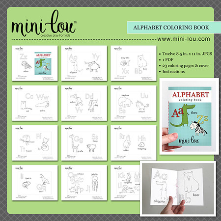 Download Alphabet Coloring Book Printable Snap Click Supply Co