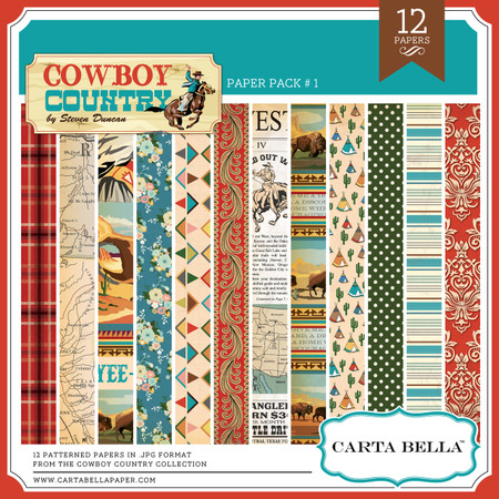 Cowboy Country by Carta Bella Paper Co for Riley Blake Designs