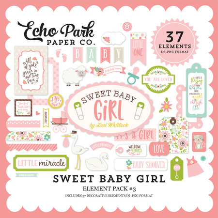 Our Baby Girl Paper Pack #1 - Snap Click Supply Co.