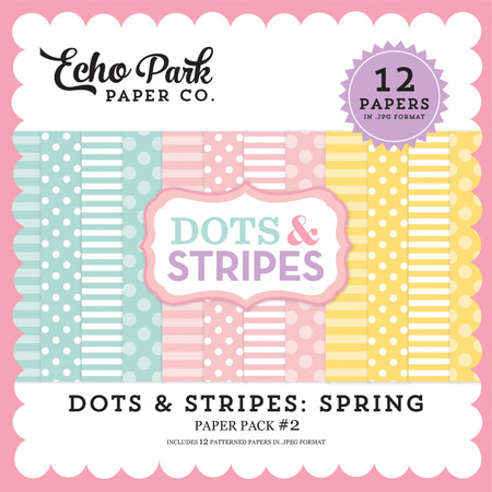 Dots & Stripes: Spring Paper Pack #2 - Snap Click Supply Co.