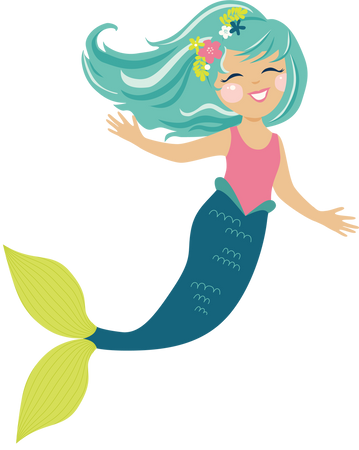 Mermaid Print & Cut File - Snap Click Supply Co.