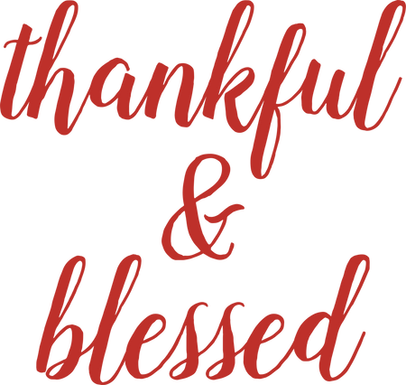 blessed thankful svg cut file