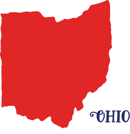 Ohio SVG Cut File - Snap Click Supply Co.