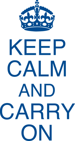 keep calm and carry on wallpaper blue