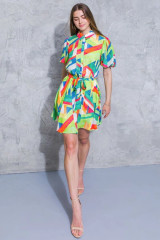 Button Down Mini Dress