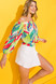 Colorful Off-Shoulder Top