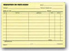 Parts Requisition Form