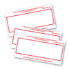 Stock Number Mini Signs 
