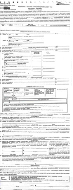 Retail Installment Contract - 02/21