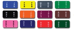 Color-Coded Months - Ringbook - Full Set