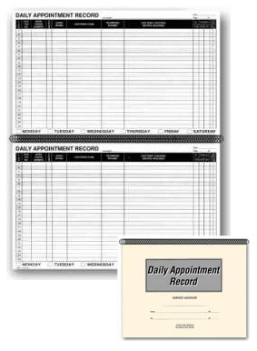 Daily Appointment Record Book