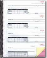 3-Part Cash Receipt Books