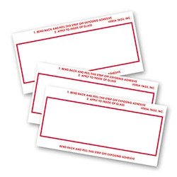 Stock Number Mini Signs 
