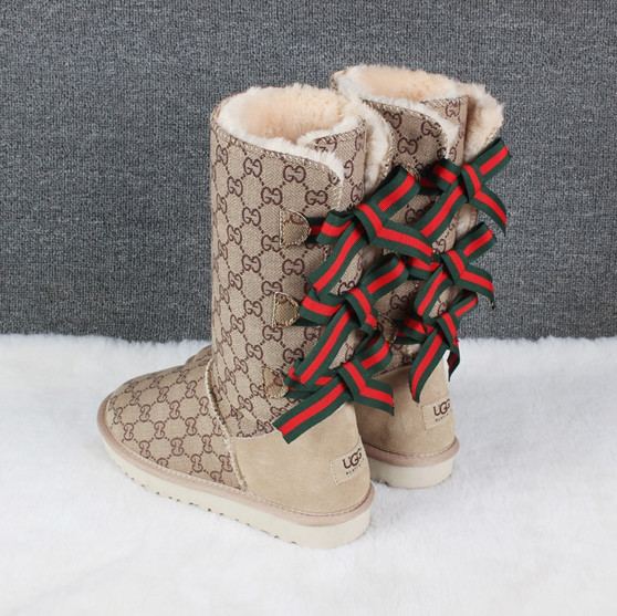 GG triple Bow UGG Boots