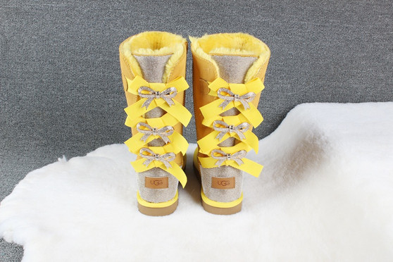 Yellow Bling Ugg Boots