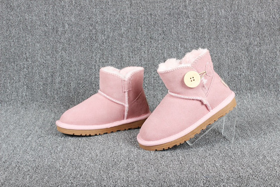 Blush Button Ugg Boots