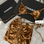 CC Velvet 3 piece bikini Set