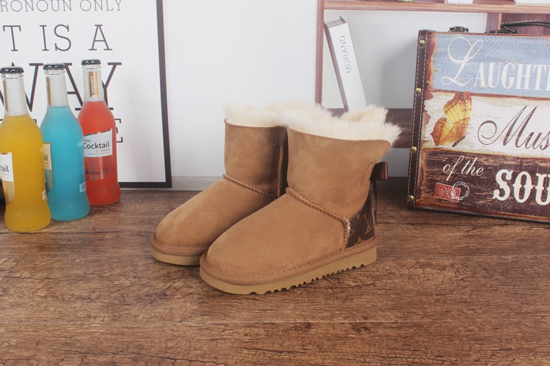 Brown LV UGG Boots - IR Fashion