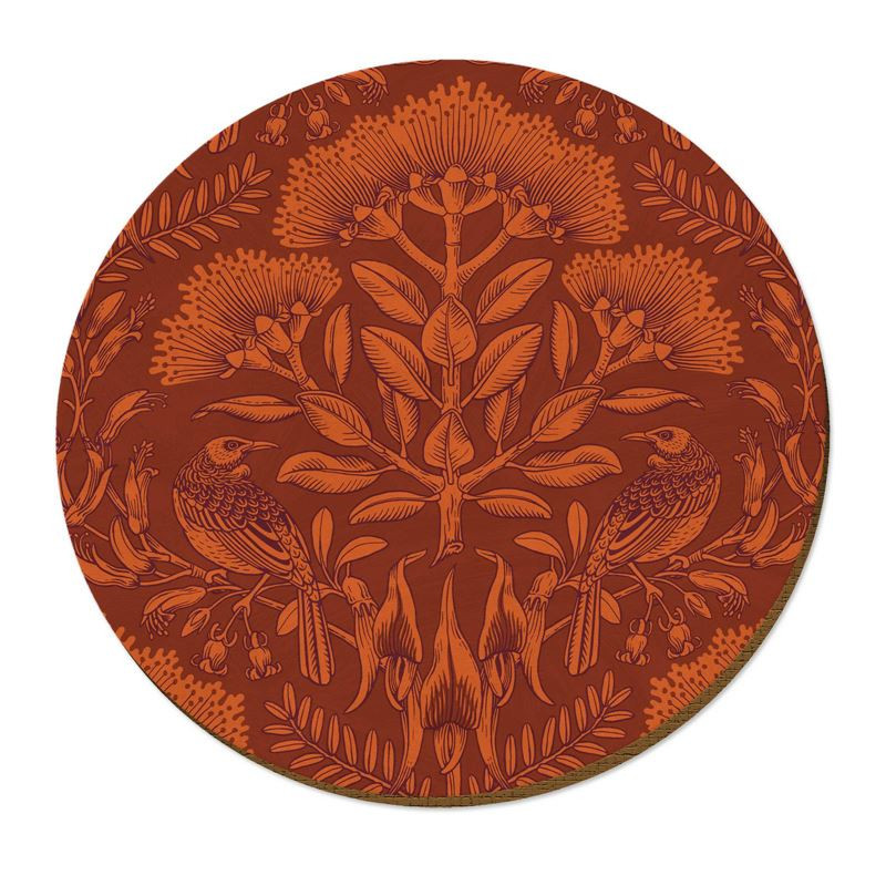 Te Whero placemat. Placemats by New Zealand artist Tanya Wolfkamp.