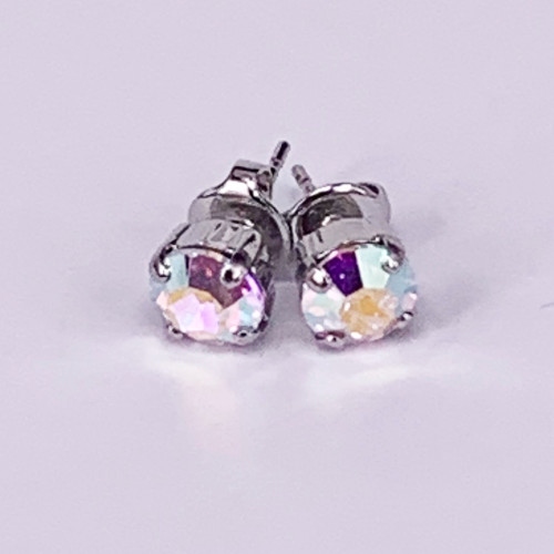 Swarovski Crystal Studs - Crystal AB
