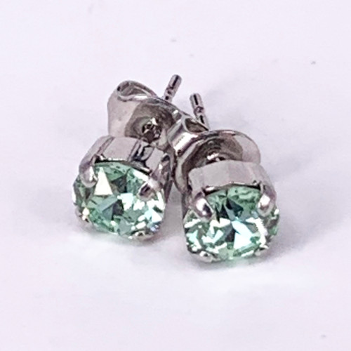 Swarovski Crystal Studs - Chrysolite