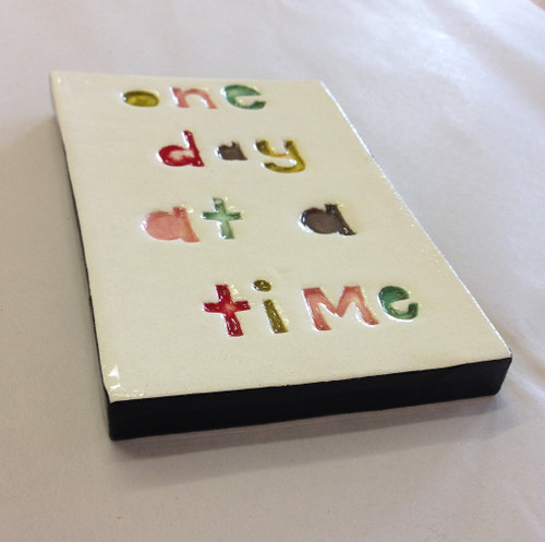 One day at a time ceramic tile, The Monster Company,