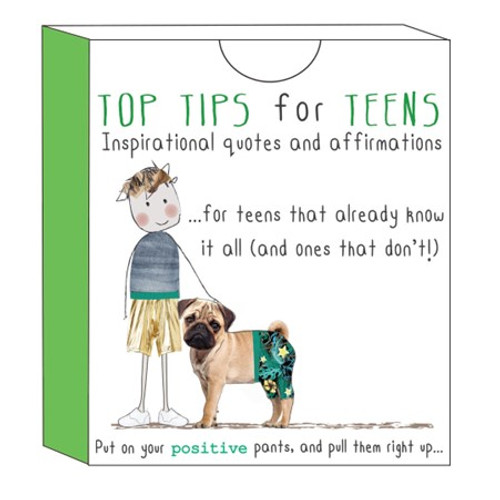 Top Tips for Teens Inspirational Card Pack.