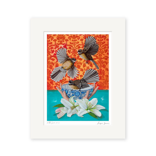 With Love, A4  unframed print, Angie Dennis.
