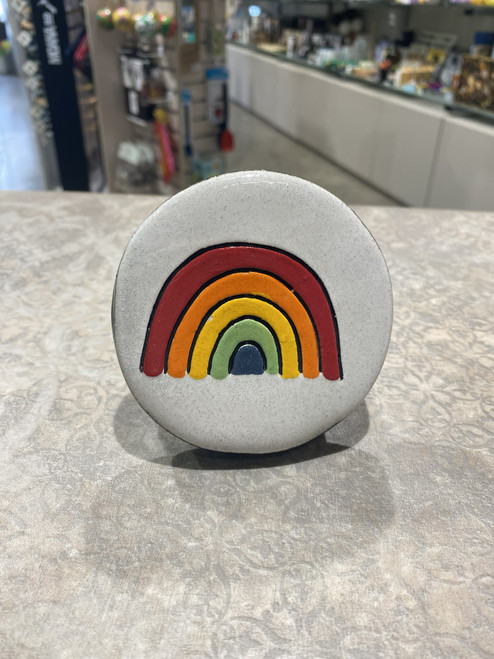 Stamped Disk - Rainbow