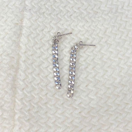 Silver Chain Earrings