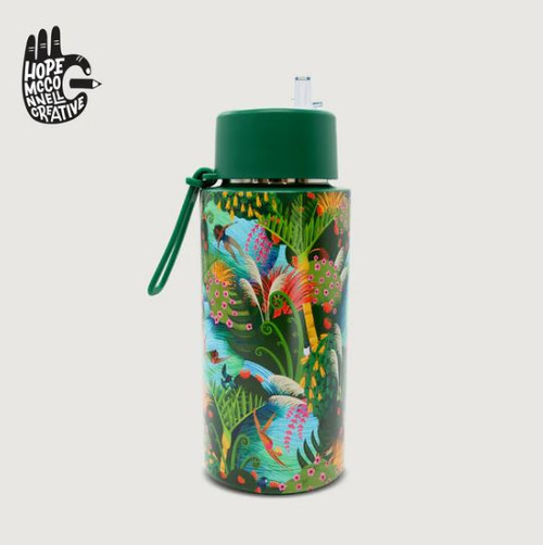 Drink Bottle - 1L - Straw Lid - Wahine in Water