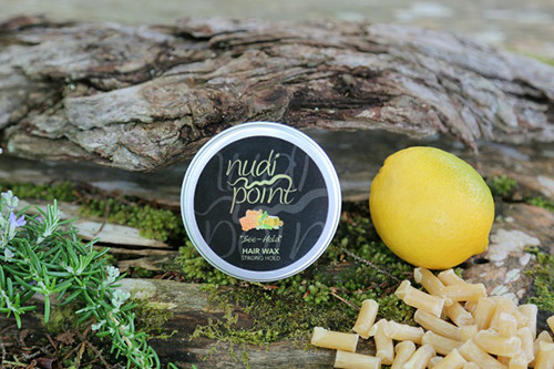 Bee-hold hair wax from Nudi Point.