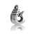 Sterling silver safe travel charm from Evolve New Zealand.