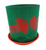 Eco felt growbag from Jo Luping Design, Pohutukawa design, green