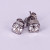 Swarovski Crystal Studs - Silver Shade