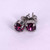 Swarovski Crystal Studs - Amethyst