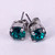 Swarovski Crystal Studs - Emerald