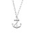 Silver anchor necklace, Evolve NZ.