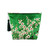 Velvet cosmetic bag with tassel, Manuka flower design.